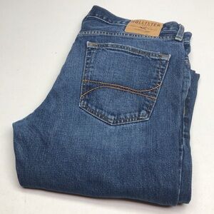 MENS HOLLISTER SLIM STRAIGHT JEANS 36x32 ⭐️